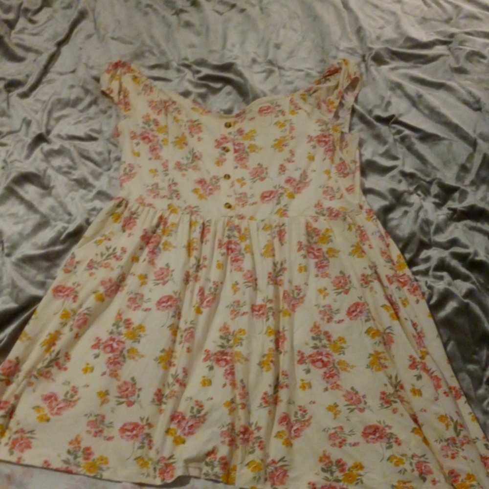 Floral print dress